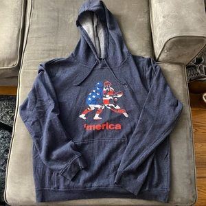 Men’s Rugby ‘Merica Hoodie, 2XL